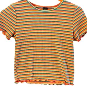 Wild Fable Crop Top Stripped Top